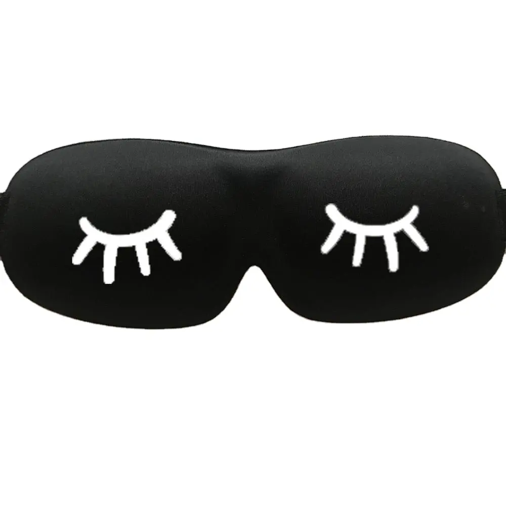 J028 Comfortable Luxury Fashion Memory Foam Sleeping Covers 3D Eye Mask with Ear Plugs