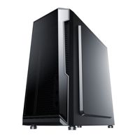Casing untuk Pc Merek Oem Kabinet Komputer OEM Logo Transparan Sisi Panel Penuh Menara Atx Komputer Pc Casing Gaming