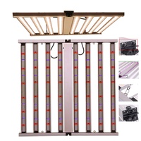 8 bars Samsung dimmable hydroponique plante à spectre complet led élèvent des lumières 650w 720w 900w 1000w pour la culture verticale intérieure