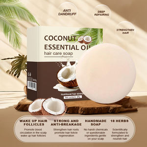 Aceite esencial de coco natural Jotigo, champú orgánico hecho a mano y barra acondicionadora para nutrir el cuidado del cabello - Product Image 3