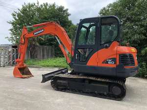 Excavadora de Orugas Usada Doosan DX60 Mini de 6 Toneladas, Excavadora Hidráulica de Segunda Mano DX55 DX75 DX140LC de Alta Calidad en Venta - Product Image 6