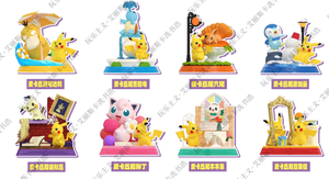 Pokemo <span class=keywords><strong>Pikachu</strong></span> 4*8กล่องและโมเดลเพื่อนของสะสมของเล่นหุ่นแอ็คชั่นฟิกเกอร์โปเกมอนปริศนากล่องตาบอดสำหรับเด็กของขวัญคริสต์มาส - Product Image 2