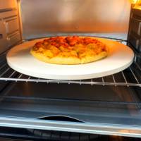 Pierre à pizza ronde en cordiérite de 34 cm pour four, grill, barbecue, plaque de cuisson, vente en gros OEM