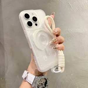 Wholesale Magnetic <b>Shockproof</b> TPU+PC Phone <b>Case</b> for 13 Pro Max/12 Pro/<b>11</b> 3-in-1 Card Bags & Lanyard Cover - Product Image 3