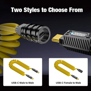 USB 3.2 20Gbps USB C TO USB C Thunderbolt 3สาย PD3.1 140W สาย5A สำหรับ MacBook Pro Samsung <span class=keywords><strong>Xiaomi</strong></span> - Product Image 2