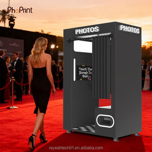 Photomaton fermé alimenté par l'IA avec des fonctionnalités numériques pour les fêtes - Product Image 5