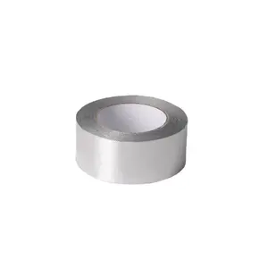 Silver Heavy Duty Good Tackiness Heat Resistant Waterproof Foil-laminated Aluminum Foil Tape For Duct Pipe Wrap