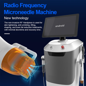 Máquina Estética <span class=keywords><strong>de</strong></span> Rejuvenecimiento Cutáneo Fraccional con Microagujas Bipolares <span class=keywords><strong>de</strong></span> Radiofrecuencia, Estimulación <span class=keywords><strong>de</strong></span> Colágeno, Agujas <span class=keywords><strong>de</strong></span> Oro, <span class=keywords><strong>1</strong></span> Año <span class=keywords><strong>de</strong></span> Garantía - Product Image 1