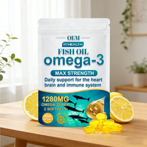 Capsule <span class=keywords><strong>de</strong></span> complément d'acides <span class=keywords><strong>gras</strong></span> oméga-3 à trois <span class=keywords><strong>fois</strong></span> l'intensité pour hommes et femmes, complément végétalien EPA DHA, complément d'huile <span class=keywords><strong>de</strong></span> poisson - Product Image 2