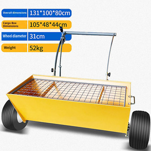 Esparcidora Manual con Malla para Césped Artificial, Máquina para Rellenar con Arena, Gránulos de Caucho y Hormigón, Fácil de Operar - Product Image 2