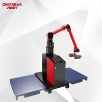 Station de travail robotisée collaborative intelligente automatique pour la manutention et l'empilage de palettes industrielles