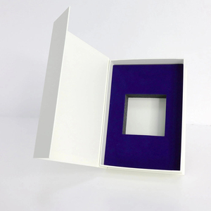Premium Luxury <b>Magnetic</b> <b>Gift</b> <b>Box</b> Custom Logo Black Paper Cardboard Jewelry Packaging <b>Box</b> For Watch Embossed Handling - Product Image 2