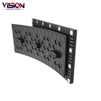 Módulo LED Flexible P2.5 para Exteriores, Resistente al Agua IP65, Panel de Pantalla LED Flexible de Alta Flexibilidad, 320x160mm, con Panal Impermeable