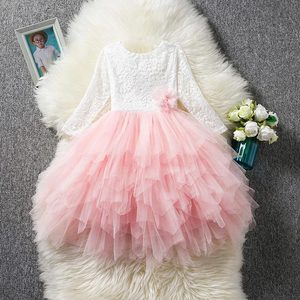 Belle robe de princesse pour bébé filles été coton Tutu avec dentelle doux bébé vêtements - Product Image 2