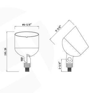 LT2304 الجدار غسالة جديد واحد ضوء <span class=keywords><strong>Par36</strong></span> 12V الثقيلة يموت الصب النحاس دائم في الهواء الطلق المشهد إضاءة آمنة - Product Image 2
