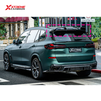 Kit de Spoiler de Toit Arrière XTREME en Fibre de Carbone Sec, Spoiler de Toit Adhésif pour BMW G05 X5 40iX 50eX M60iX M60i (2023-2026)