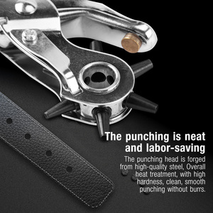 KSEIBI LeAther <strong>Punch</strong> <strong>Tool</strong> 6Ways Chrome Finish Hardware <strong>Tool</strong> <strong>Hand</strong> <strong>Tools</strong> - Product Image 4
