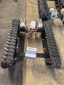 Châssis de robot à chenilles en caoutchouc de haute qualité, plateforme de châssis à chenilles robuste pour équipement de construction - Product Image 2