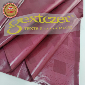 OEM/ODM Vente en gros directe usine <span class=keywords><strong>Tissu</strong></span> Bazin Riche Bourgogne Original Nigérian Africain de Haute Qualité 100% Coton - Product Image 3