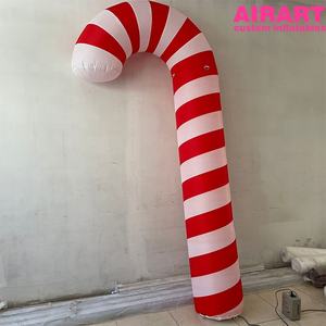 Tongkat permen tiup harga grosir liburan Natal halaman dekorasi menggantung manis tiup untuk iklan - Product Image 5