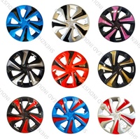 Enjoliveurs de Roue Universels Toutes Sortes en Plastique ABS / PP pour Voiture Deux Couleurs / Argent / Chrome Cache-Moyeu de Jantes 12" 13" 14" 15" 16"