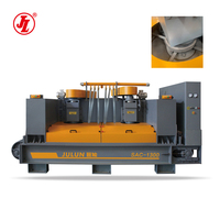 Machine de calibrage continu à double tête JULUN pour le nivellement des dalles de granit, épaisseur fixe, 30 kW, 380 V, max 100 mm