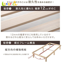 Cadre de lit Queen/Double en bois pour enfants best-sellers de style japonais avec design moderne pour la maison