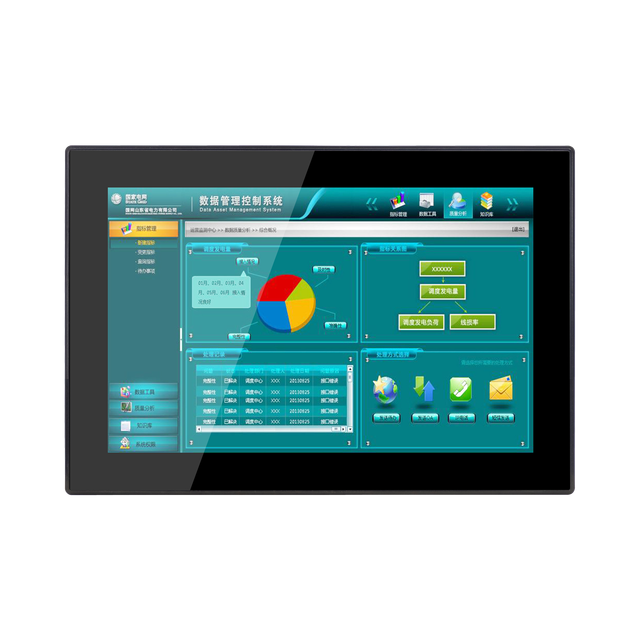 Industrial Panel PC 10.1 Inch with IP65 Capacitive Touchscreen and Fanless Design for Factory Automation and Machine Control