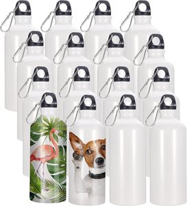 Botella Deportiva de Aluminio Blanca para Sublimación, Logotipo <span class=keywords><strong>SIY</strong></span>, Botella Deportiva para Escalada - Product Image 1