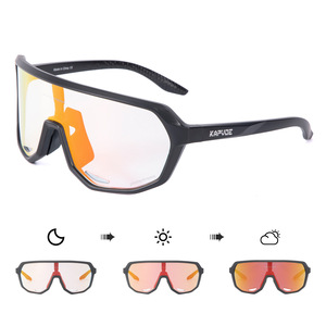 KAPVOE Cycling Sport <b>Glasses</b> Photochromic Full Rim Windproof Outdoor Riding Eyewear - Product Image 2