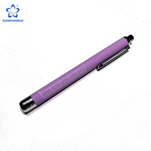 Ánh sáng trắng tái sử dụng học sinh đo và cai trị LED y tế Penlight nhôm bác sĩ Đèn pin lâm sàng ánh sáng bút - Product Image 5