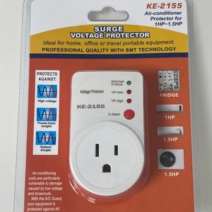 Protecteur de tension KE-2155 20 ampères 220V/240V Dispositif de protection contre les surtensions à commande micro-ordinateur - Product Image 4
