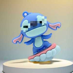 Bán buôn PVC Silicone Keychain máy tùy chỉnh 3D phim hoạt hình hình mềm cao su móc khóa PVC nhà máy thiết kế phim hoạt hình quà tặng - Product Image 4