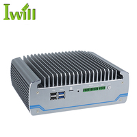 Computadora Industrial sin Ventilador IBOX-706 Plus, Sistemas Barebone, 2 Lan, Mini PC ITX I5 con 6 RS232