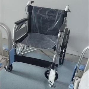 Manual Wheelchair Foldable Lightweight Aluminum Alloy <b>Frame</b> U Brake For Elderly Mobility Aid - Product Image 2
