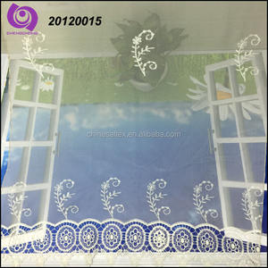 Tissu de rideau en jacquard à base de macramé, 100% polyester, respirant, léger, 50 g/m², pour salon, vente en gros - Product Image 2