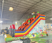 Toboggans gonflables Mickey Mouse, toboggan aquatique gonflable personnalisé, toboggans aquatiques gonflables pour enfants
