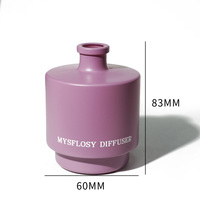 Parfum personnalisé de luxe diffuseur de roseau bouteille en verre céramique décoration maison parfum huile essentielle ensemble diffuseur de roseau