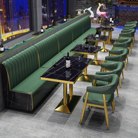 Stand de salon de thé au lait de style rétro moderne pour les cafés Restaurants occidentaux Ensemble de chaises de table de canapé pour les cafés utilisés dans les parcs