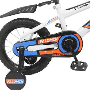 Vélo <span class=keywords><strong>pour</strong></span> enfants à une vitesse en acier haute teneur en carbone de qualité supérieure, 12/14/16 pouces, avec roues d'apprentissage <span class=keywords><strong>pour</strong></span> garçons de 3 à 9 ans - Product Image 2