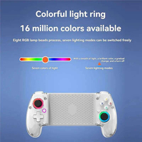 Nuevo Joystick Turbo Telescópico RGB para Juegos, Control Inalámbrico Extensible para Switch, PC, iOS, Android, Teléfono y Tableta
