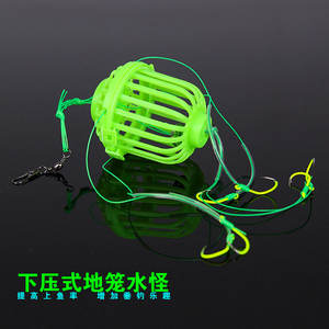 Hameçon de pêche fluorescent Noctilucent Water Monster, qui brille dans le noir, pour la pêche au carpe argentée, à la carpe à tête de poulpe et pour l'aquaculture. - Product Image 2