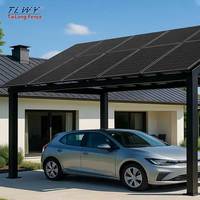 Sistema di Montaggio per Tettoia Solare in Alluminio Marca TLWY, Struttura Impermeabile per Carport Fotovoltaico