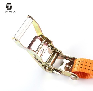 Poliéster 1,5 '38mm Cargo Ratchet Amarre Correa Cinturón con J Hook E Track Correas <span class=keywords><strong>Barco</strong></span> Amarre Correa Logo - Product Image 3