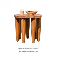 Ensemble de salon de jardin haut de gamme en teck avec fauteuils en corde tressée et table basse en pierre de travertin, mobilier de patio imperméable pour bord de piscine