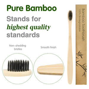 Ensemble d'articles de toilette d'hôtel écologiques personnalisés en gros, kit dentaire en bambou, kit de rasage, bonnet de douche en amidon de maïs pour les voyages - Product Image 2