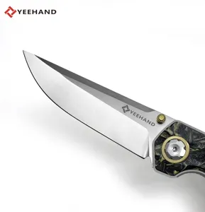 High-end edc g10 ด้ามจับมีดพกยุทธวิธีมีดพับ D2 ใบมีด survival มีดพับได้สําหรับของขวัญ