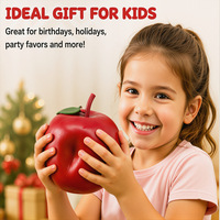 Ballon anti-stress pomme en gros, édition Noël géante, jouet sensoriel souple pour soulager l'anxiété, idéal pour les fêtes de Noël