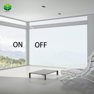 Película de vidrio inteligente autoadhesiva para sala de estar, película conmutable PDLC para ventana - Product Image 6