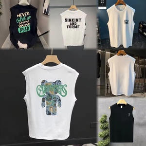 T-Shirt Hip-Hop da Uomo di Alta Qualità a <span class=keywords><strong>Maniche</strong></span> <span class=keywords><strong>Corte</strong></span>, 100% Cotone 220g, Vestibilità Ampia, Nuova Collezione, Vendita all'Ingrosso - Product Image 1